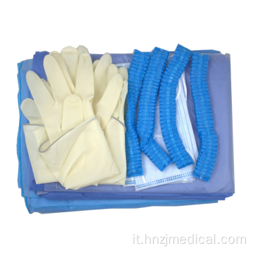 Kit sterile monouso per uso preoperatorio